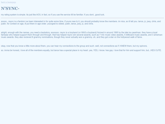 nsync_fandom screenshot