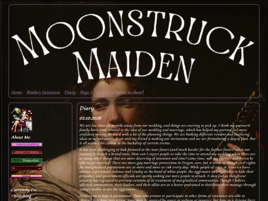 diary screenshot