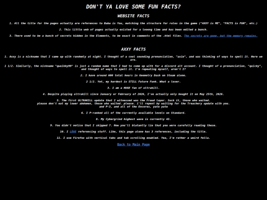 funfacts screenshot