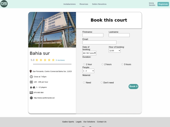 reservas screenshot