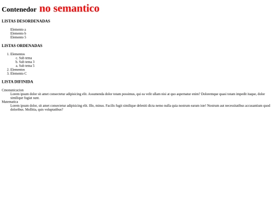 contenedorlista screenshot
