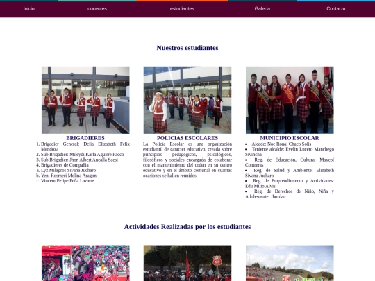 proyecto/estudiantes screenshot
