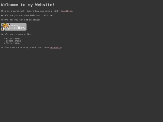test screenshot