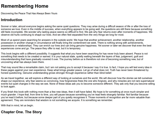 remembering-home screenshot
