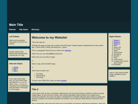 fakewp2template screenshot