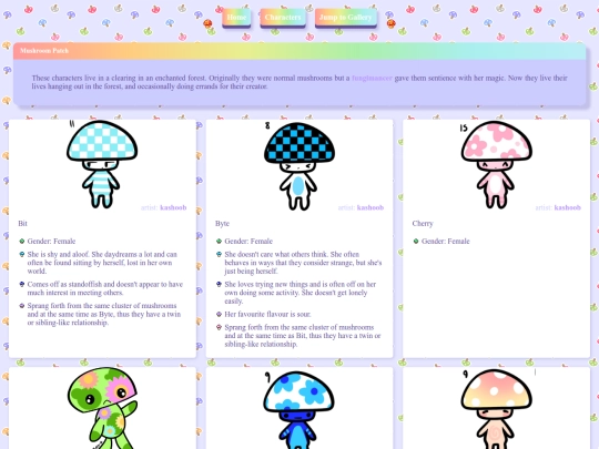 ocs/mushrooms screenshot
