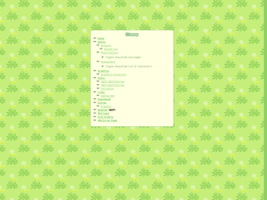sitemap screenshot