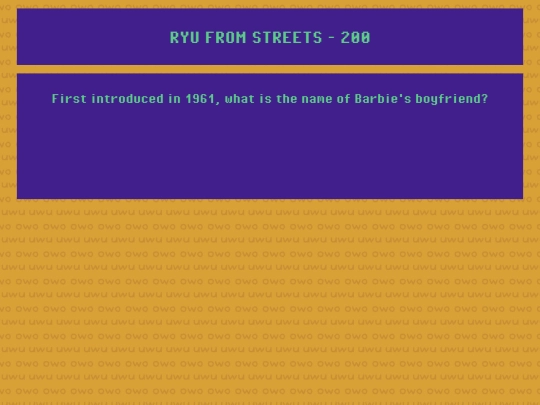 jeopardy/ryu-from-streets/ryu-from-streets-200 screenshot