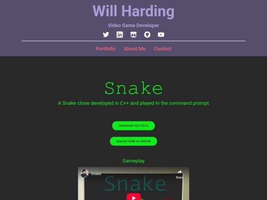 Portfolio/Snake screenshot