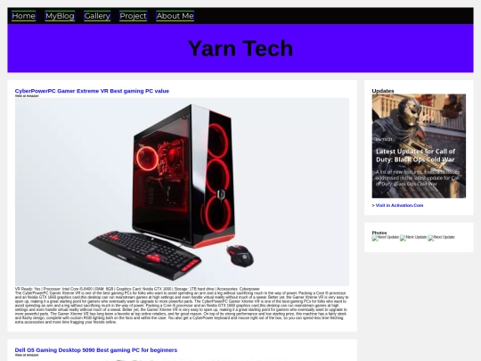 blog screenshot