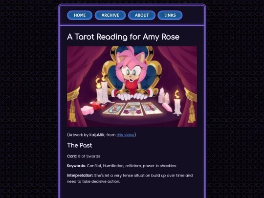 posts/A-Tarot-Reading-for-Amy-Rose screenshot