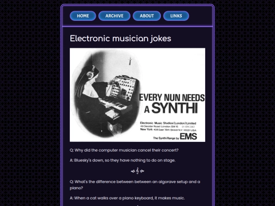 posts/Electronic-musician-jokes screenshot