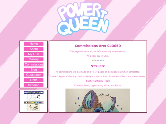 commissions screenshot