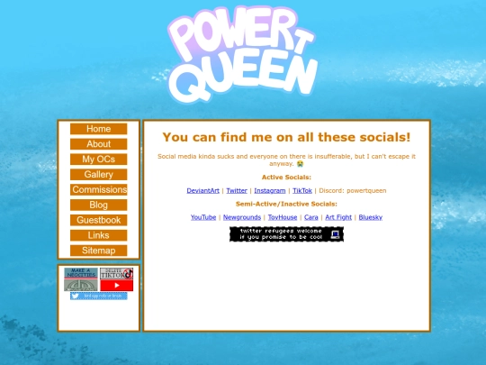 links screenshot