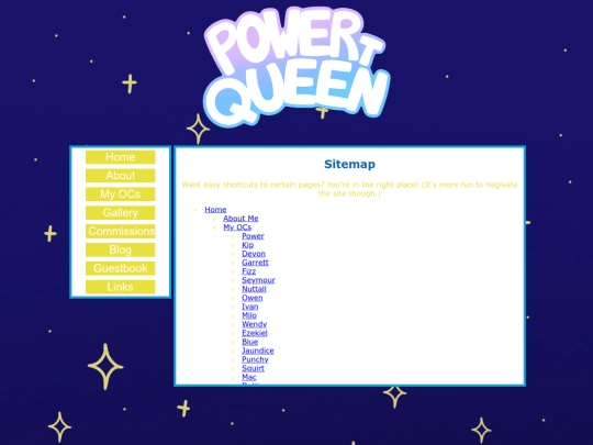 sitemap screenshot