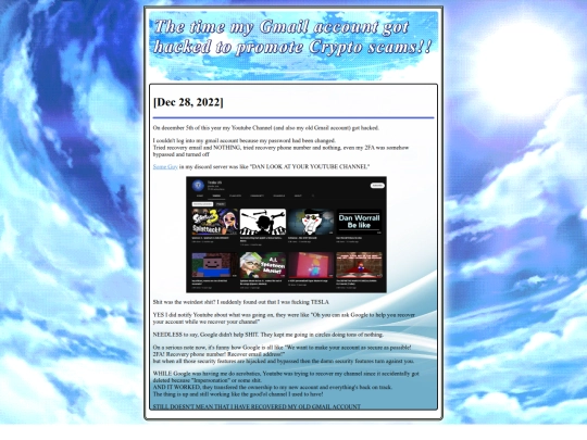 Blogs/youhack screenshot