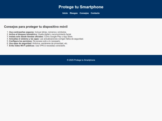 consejos screenshot