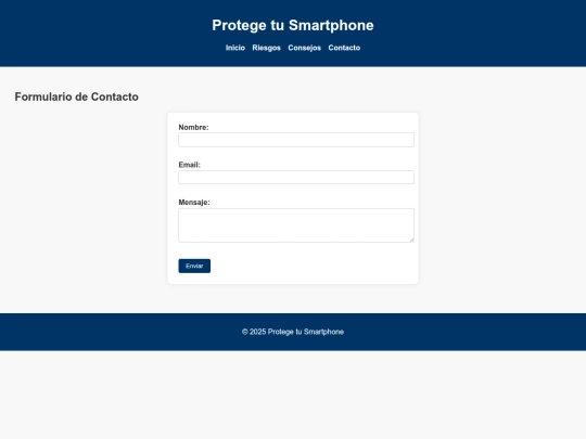 contacto screenshot