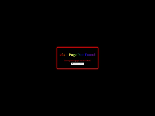not_found screenshot