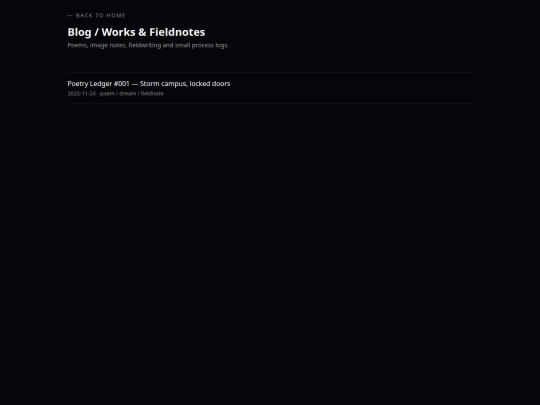 blog screenshot
