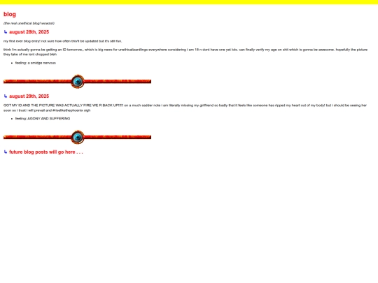 links screenshot