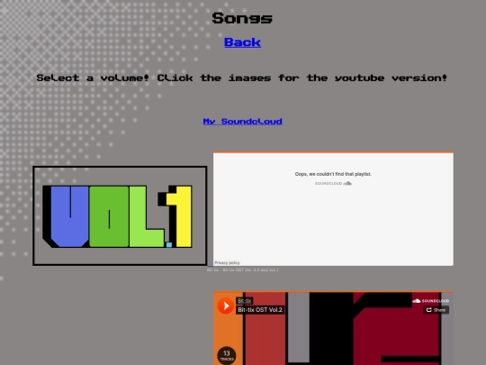 Songs screenshot