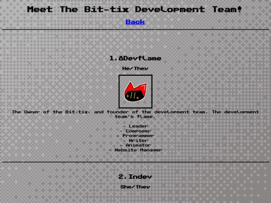 Team screenshot