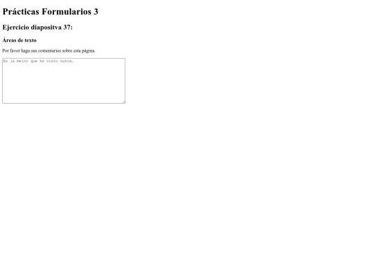 páginas/PrácticasFormularios3 screenshot