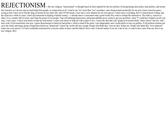 Rejectionism screenshot