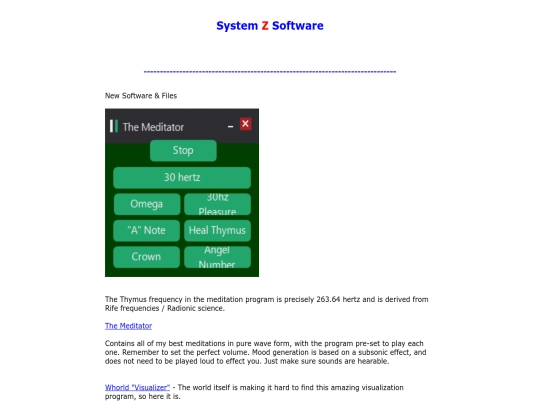 systemzsoftware screenshot