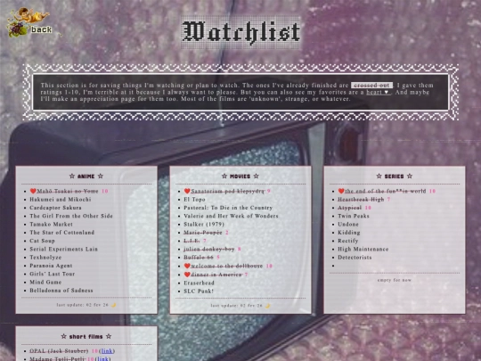 Sanctuary/Watchlist screenshot