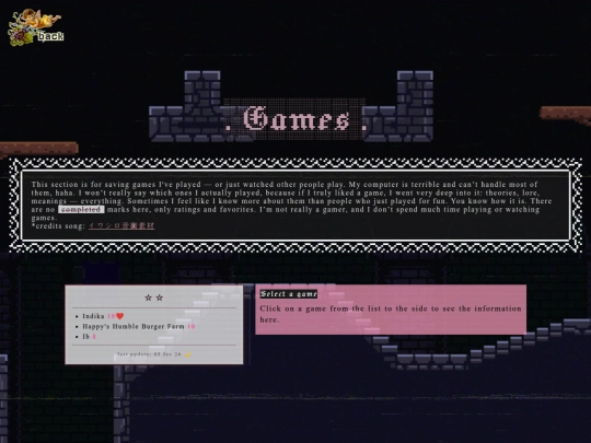 Sanctuary/games screenshot
