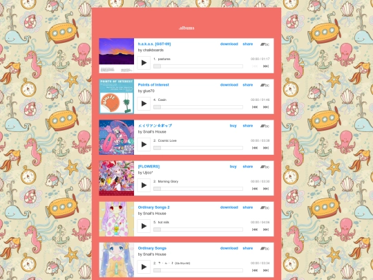 albums/albums screenshot