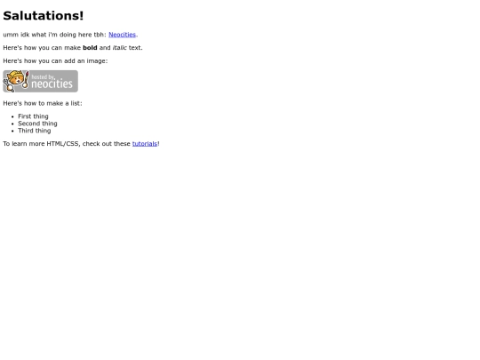index screenshot