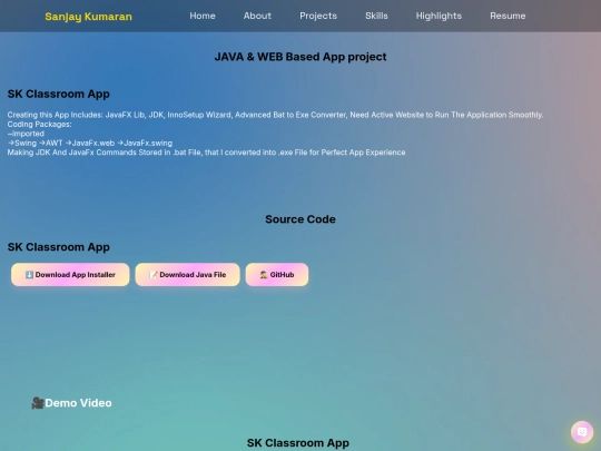 skcrappproject screenshot
