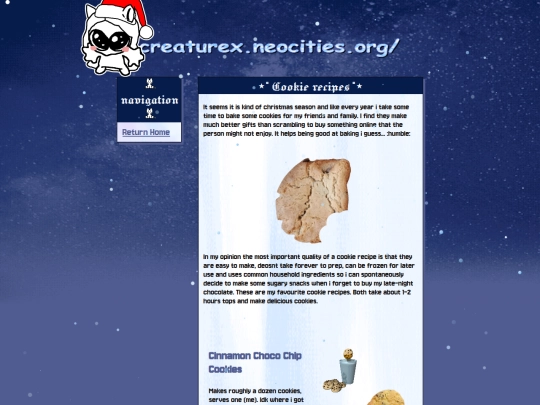 recipes/cookies01 screenshot