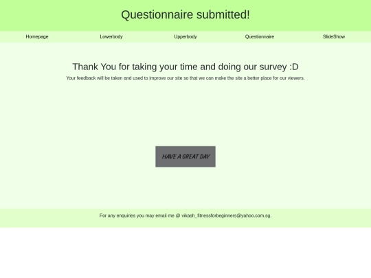 thankyou screenshot