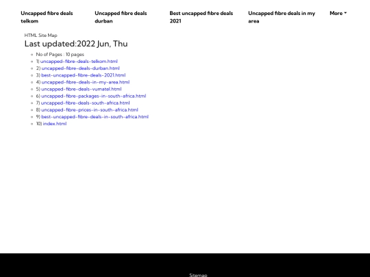 sitemap screenshot