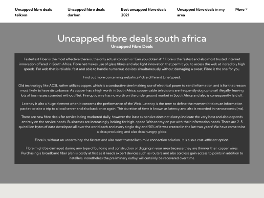 uncapped-fibre-deals-south-africa screenshot