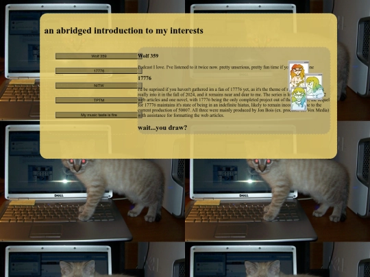 interests screenshot