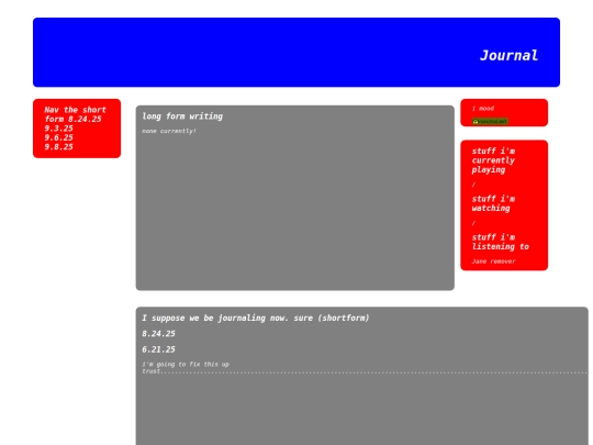 journal screenshot