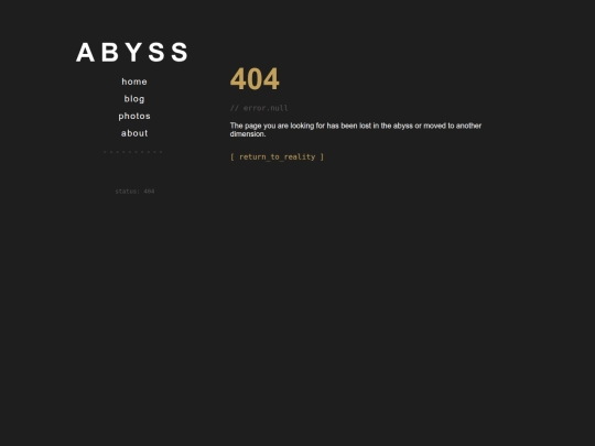 not_found screenshot
