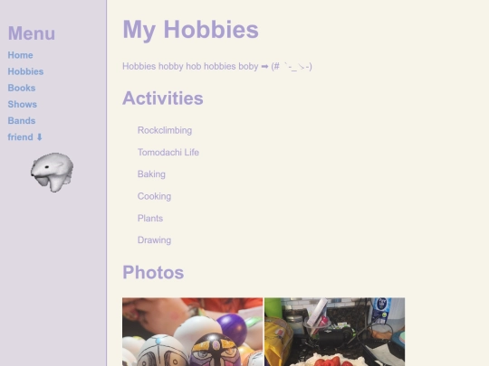 hobbies screenshot