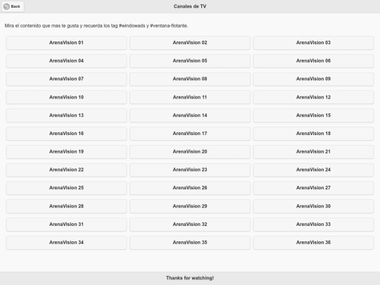 arenavision screenshot