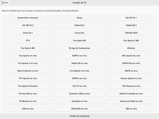 index screenshot