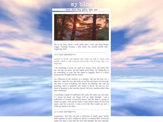 blog screenshot