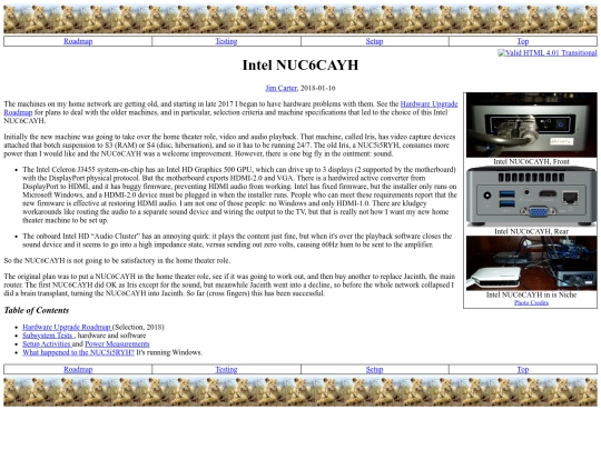 nuc6cayh screenshot