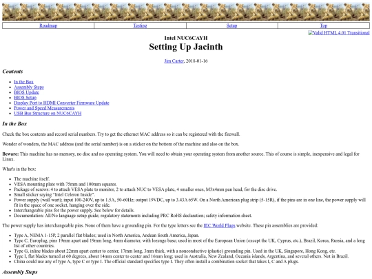 nuc6cayh/setup screenshot