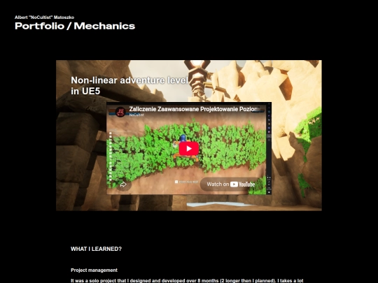 portfolio/mechanics screenshot