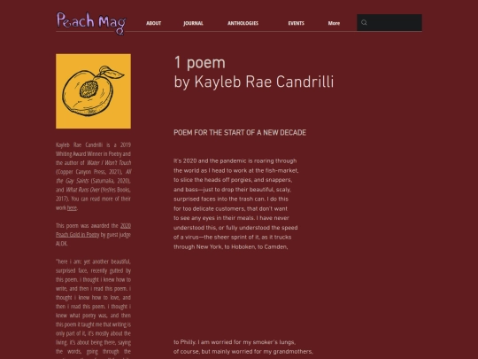 Poetry Project/Poem_For_The_Start_Kayleb_Rae_Candrilli screenshot